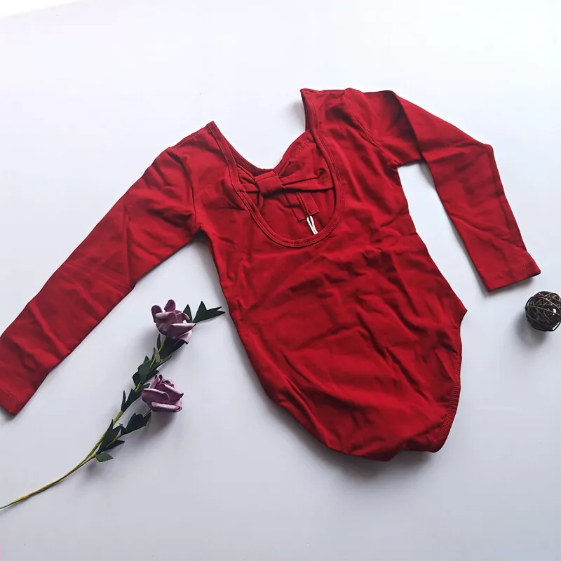 Children's dance practice clothes closed crotch dress dancing test Chinese folk dance cotton body female