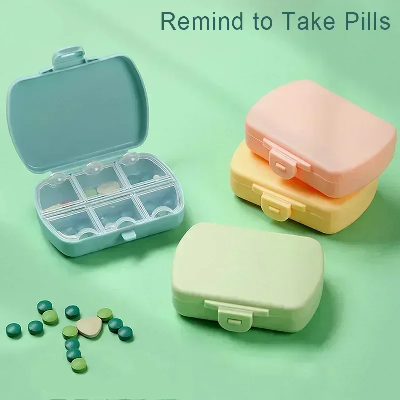 Portable Medicine Storage Box Organizer Container for Travel Pill Box with Seal Ring Small Box for Tablets Pills Storage Case