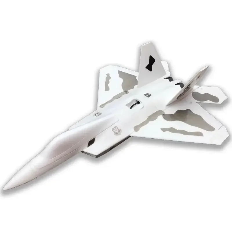 F22 Raptor 64mm Tunnel Waist Push Dual Power Remote Control Aircraft Epo Model Aircraft Fighter Fixed Wing Aircraft