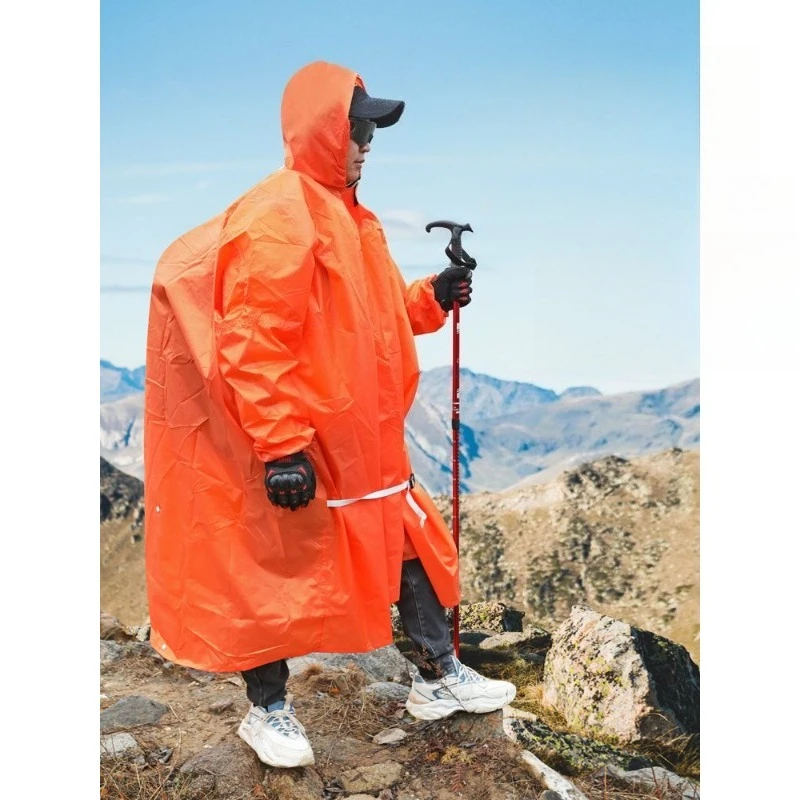 

Outdoor mountaineering raincoat poncho multi-functional three-in-one mountain climbing fishing