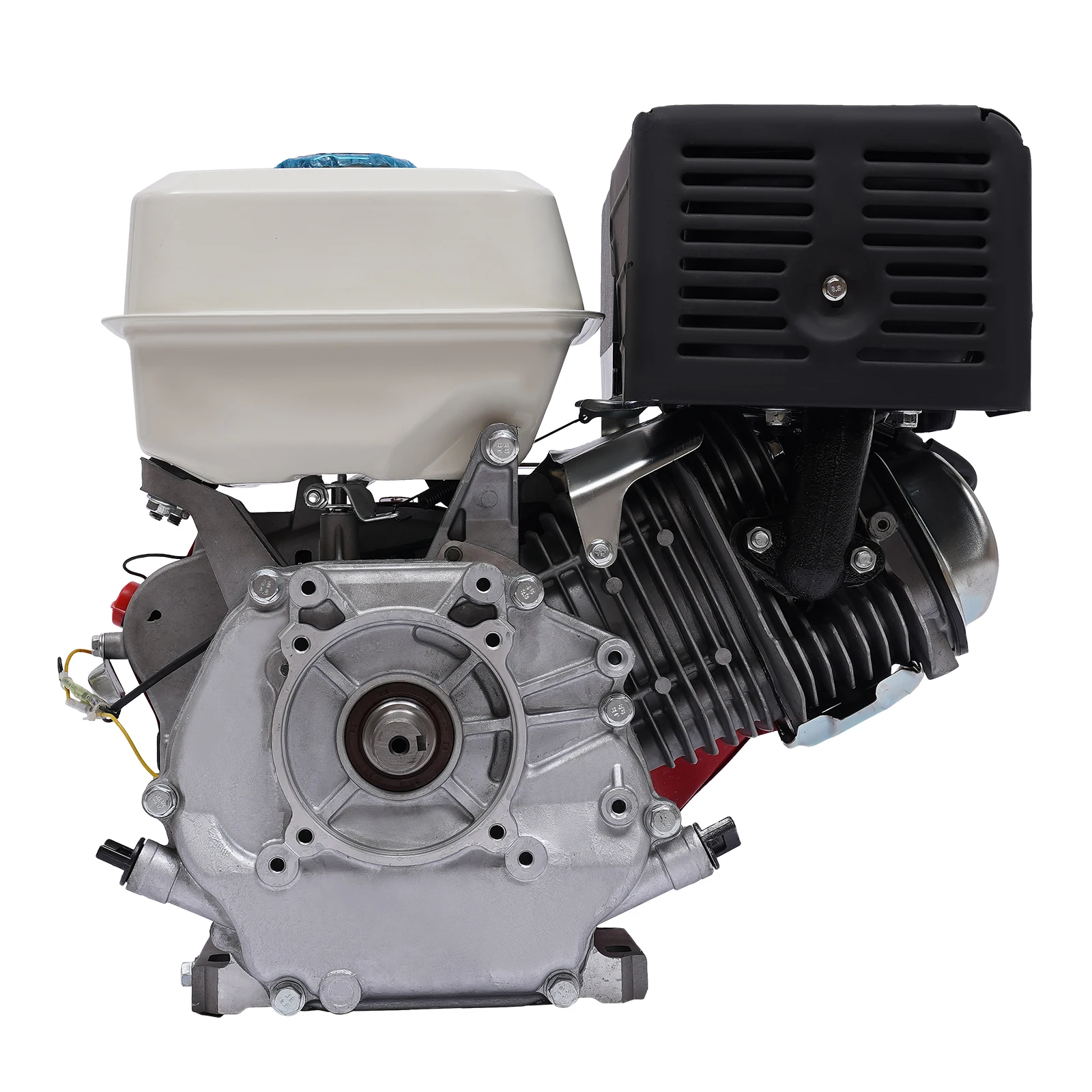 4 Stroke 15HP 420CC Gas Engine Motor, 9.7Kw 3600Rpm OHV Gasoline 1.72gal Tank for Home Back Upships&Go-karts&Water pumps