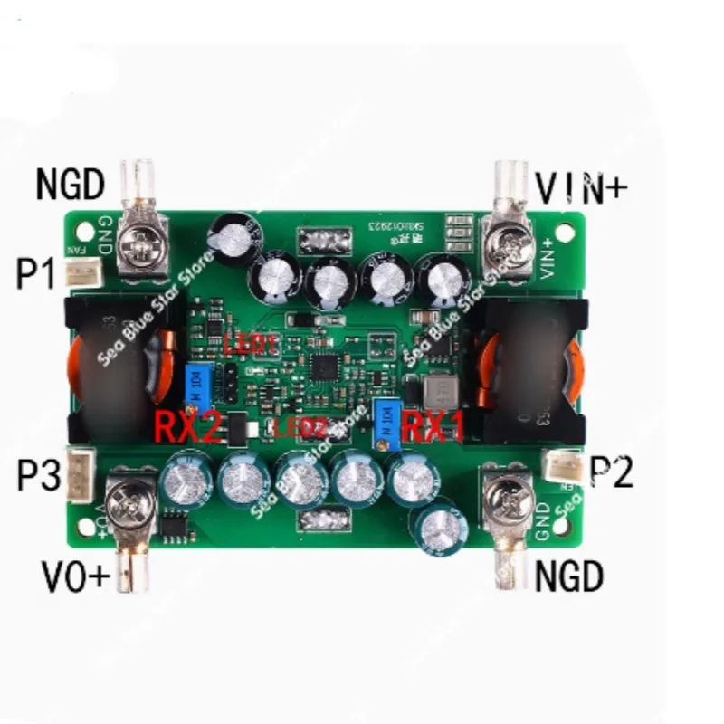 Constant voltage and constant current adjustable input 14-90V output 18-140V 2800W high power DC-DC boost module