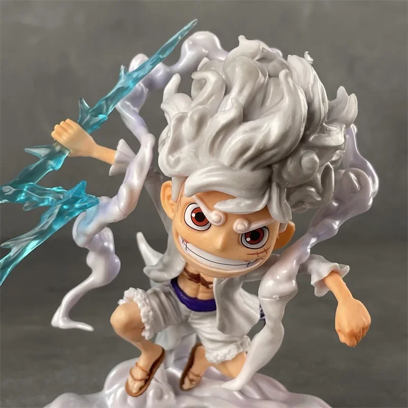 16cm One Piece Battle rufy Gear 5 Action Figure Nika Statue Anime Figurine modello in Pvc collezione di bambole giocattolo regalo per bambini con