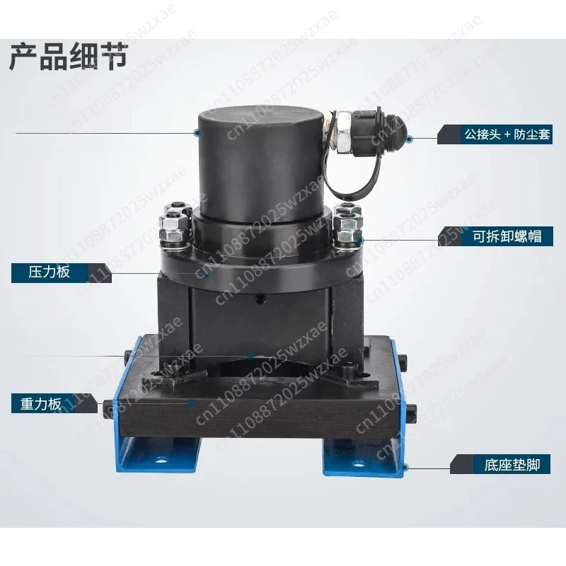 DJ-55 hydraulic angle steel chamfering machine, pump-free angle steel cutting 45 ° multi-functional angle steel processing