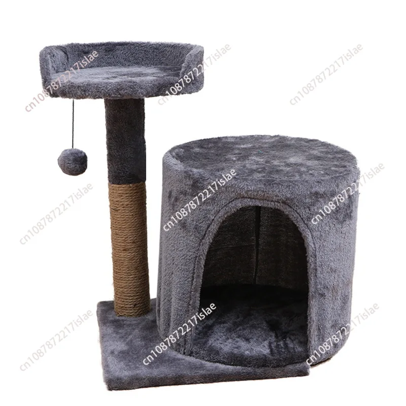 Cat climbing frame Small cat nest tree integrated toy  climbing frame Tongtian pillar into kitten scratching