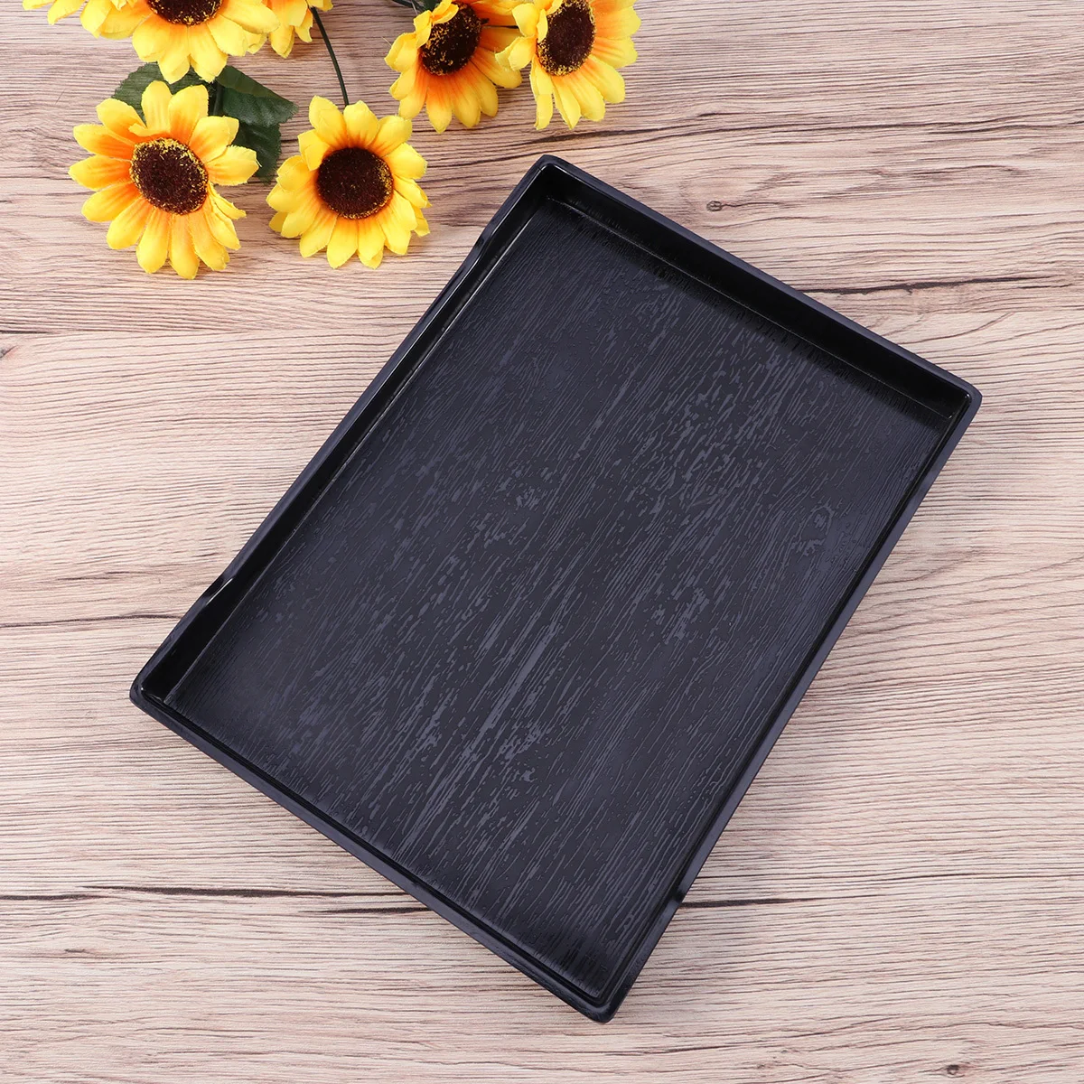 

Large Black Reptile Bowl Shallow Design for Eating Drinking Bath Turtle Food Water Dish Pet Supplies Pet Food and Water Dish