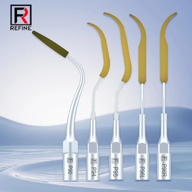 

Compatible Scaling Tips For P90 P94 P95 P96L P96R Inserts Fit Refine Ems Mectron Scalers Precise Debridement Dental accessories