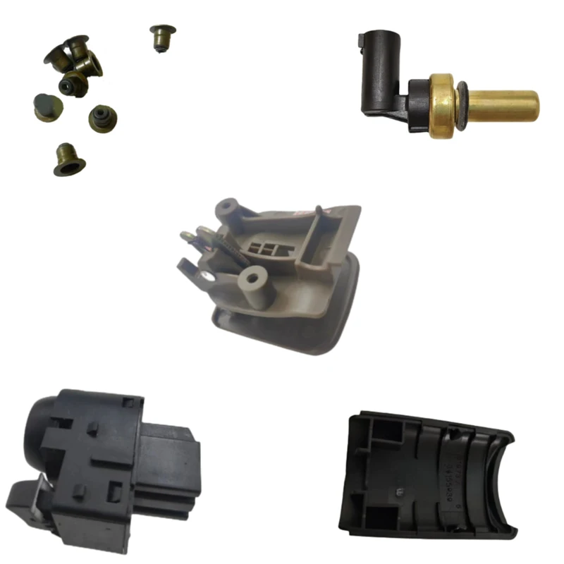 Instrument panel storage compartment door latch, valve oil seal, transmission unit, exterior rearview mirror remote control swit