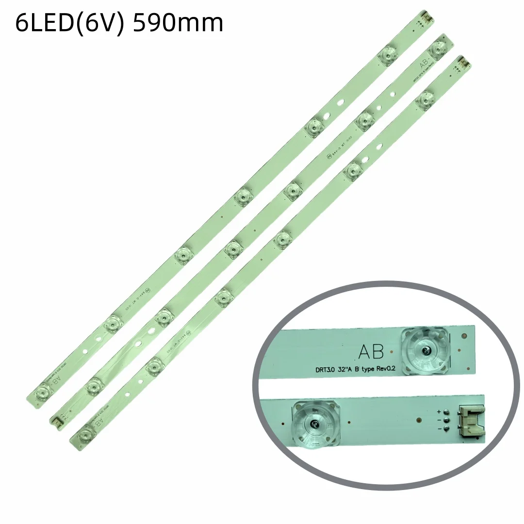 

LED strip for 32LB580032LF595-B 32LF595B 32LF561U 32LF585-b 32LF5800 32LB5610 32LB570V 32LB580V 6916l-1974A 1975A 2223A 2224A