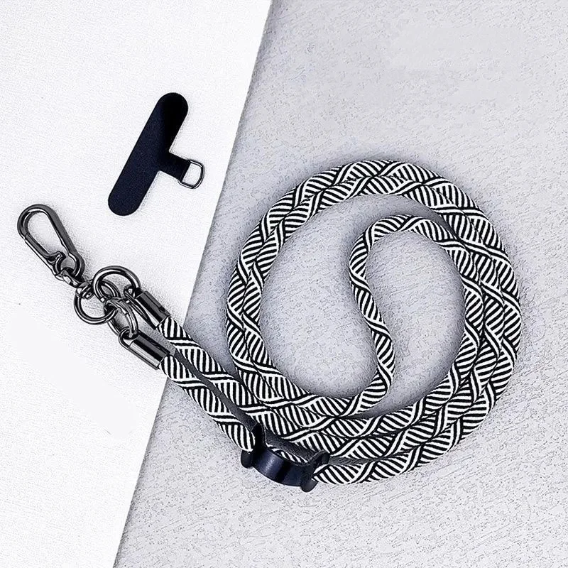 Fashion Shoulder Strap Phone Necklace Lanyard Wrist Straps with Hook Card Phone Cover Cord with Anti-Loss Lanyard for iPhone Pro