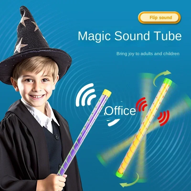 Halloween Children\'s Toys Magic Sound Wand Monster Sound Whistle Plastic Tube Fart Tube Prank Spoof Swizzle Stick Toy