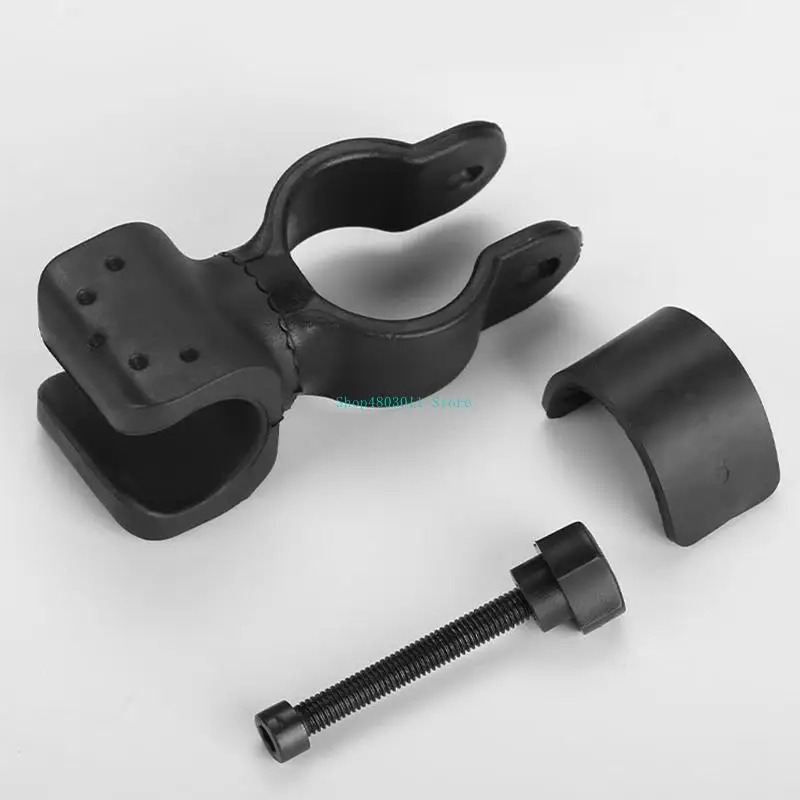 

T3LD 6pack Bicycles Lamp Clamp Regulable Handlebars Clip Universal Bike Mount Clip for Outdoor Use