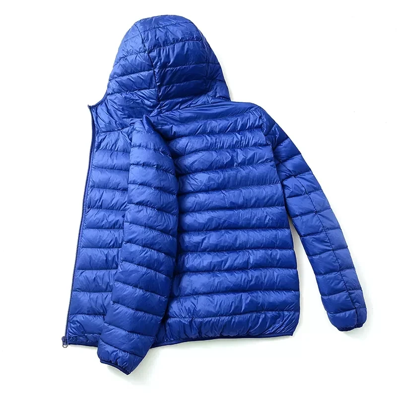 blue hooded