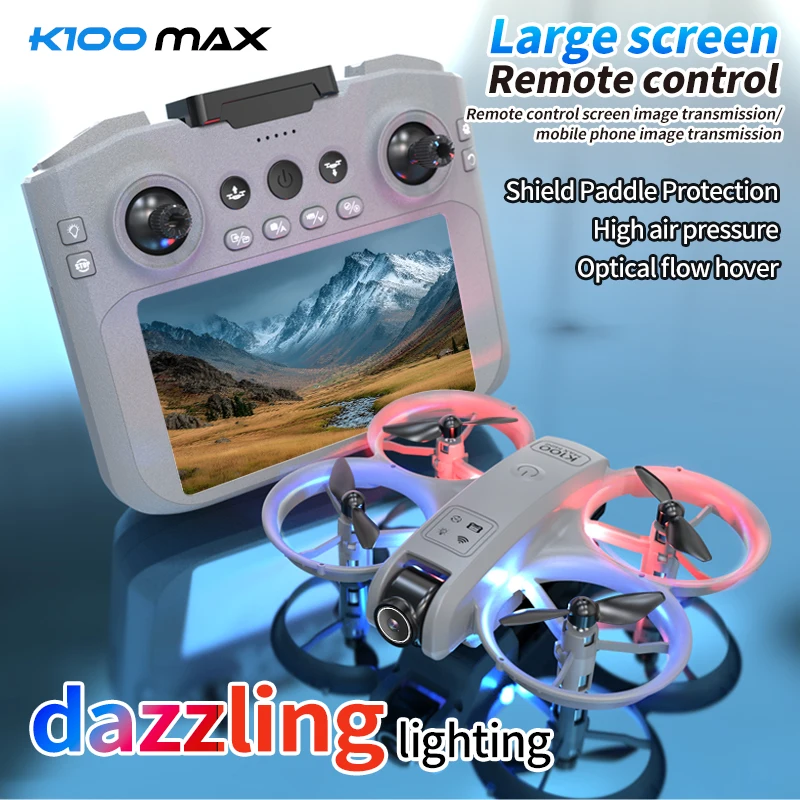 

K100 MAX Mini Drone 8K HD Camera Real-Time Video Transmission Screen Control Obstacle Avoidance Aerial Photography Rc Quadcopter