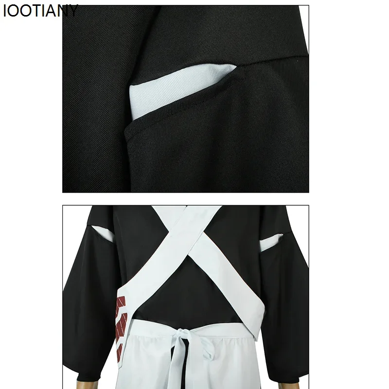 تأثيري أنيمي تأثيري حلي أنيمي الأسود أعلى السراويل دعوى الملابس ملابس تنكرية للحفلات الكبار للجنسين كرنفال الهالوين