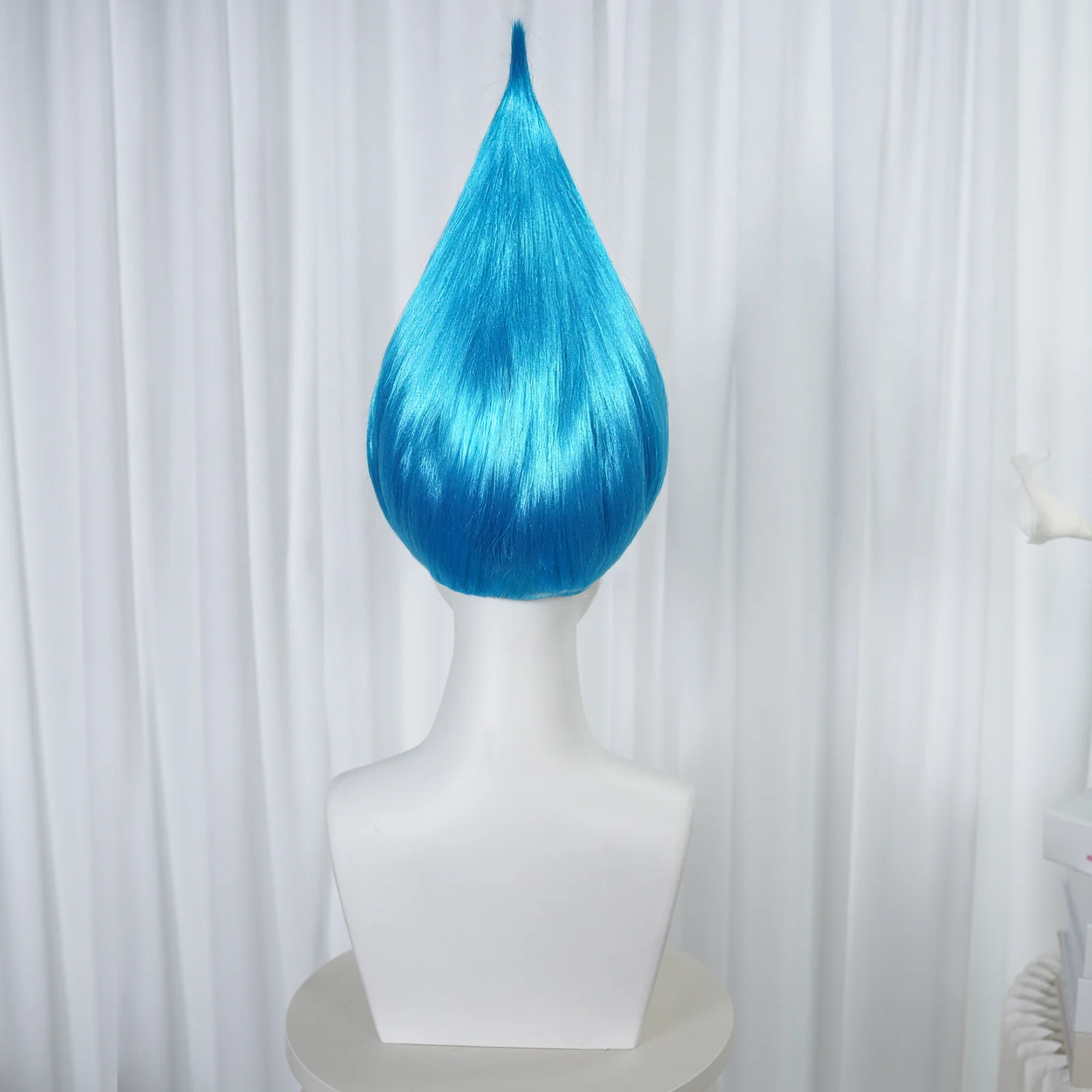 Synthetic Blue Wig for Halloween Party, Funny Cosplay Wig for Adult Men & Women, for Halloween, Themed Parties, Carnival