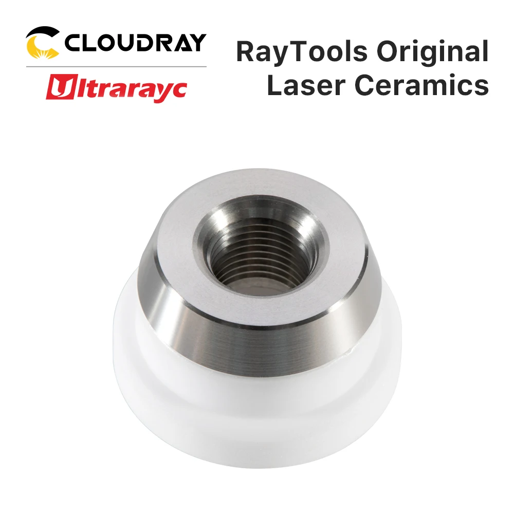 Ultrarayc Raytools originale 3D Ceramic 120515093A Dia.21.4mm 18mm filettatura M8 H12.9mm per Raytools BD04K testa di taglio Laser 3D