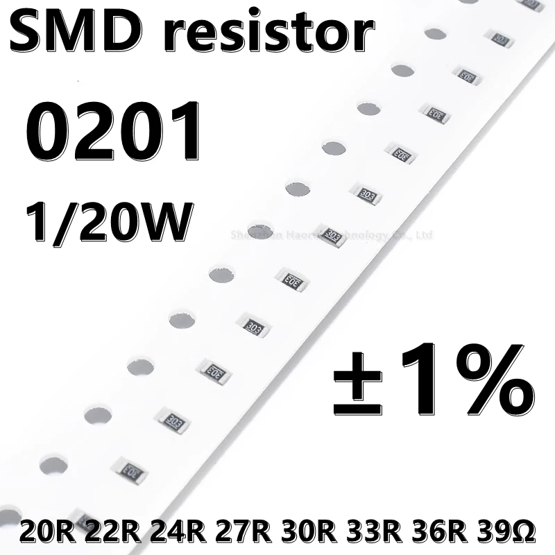 مقاوم SMD ، مقاوم ، 20R 22R 24R 27R 30R 33R 36R 39Ω ، 1 20W ،