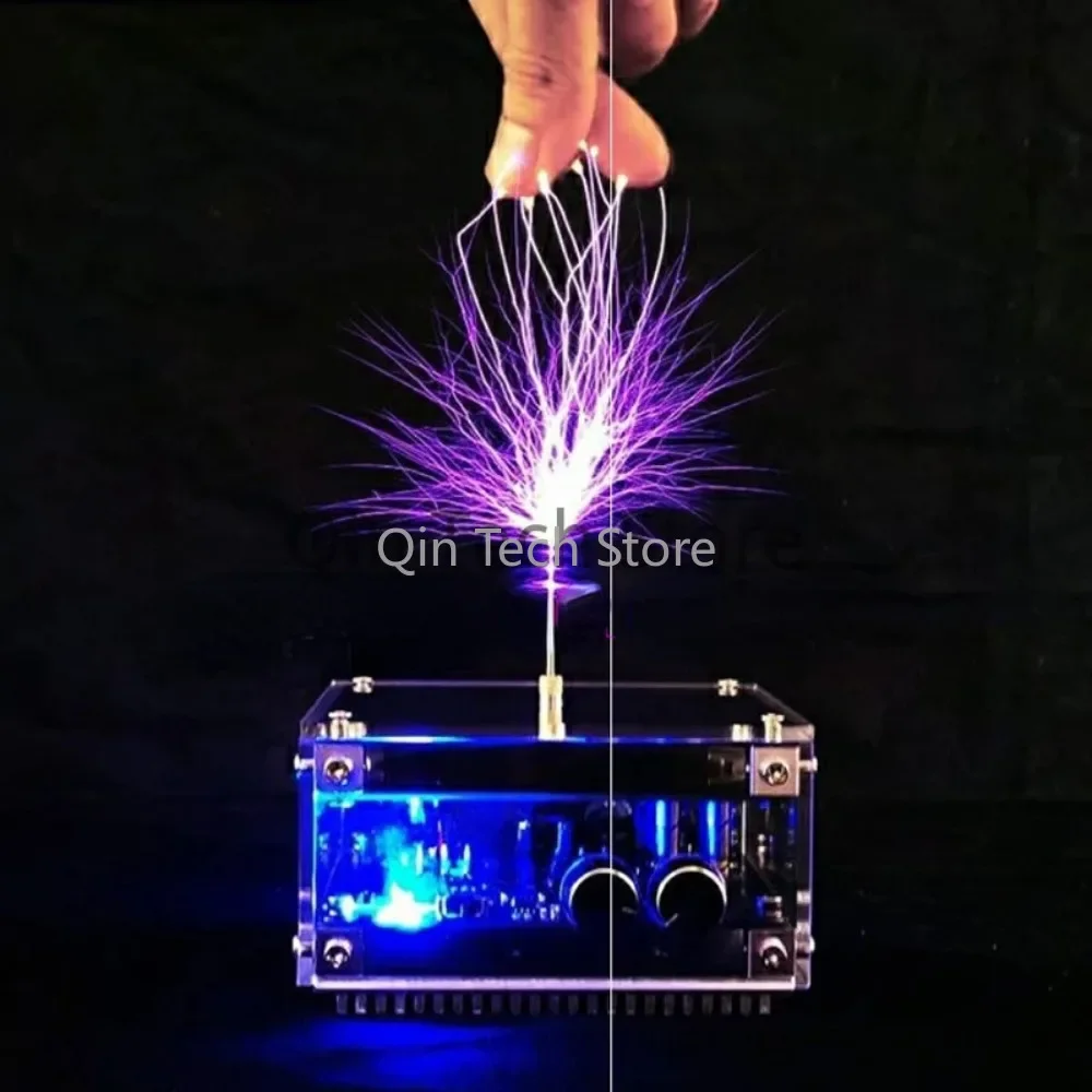 

10CM Bluetooth Connection Music Tesla Coil, High Frequency And Voltage Pulse Test Device /Touchable Lightning Birthday Gift