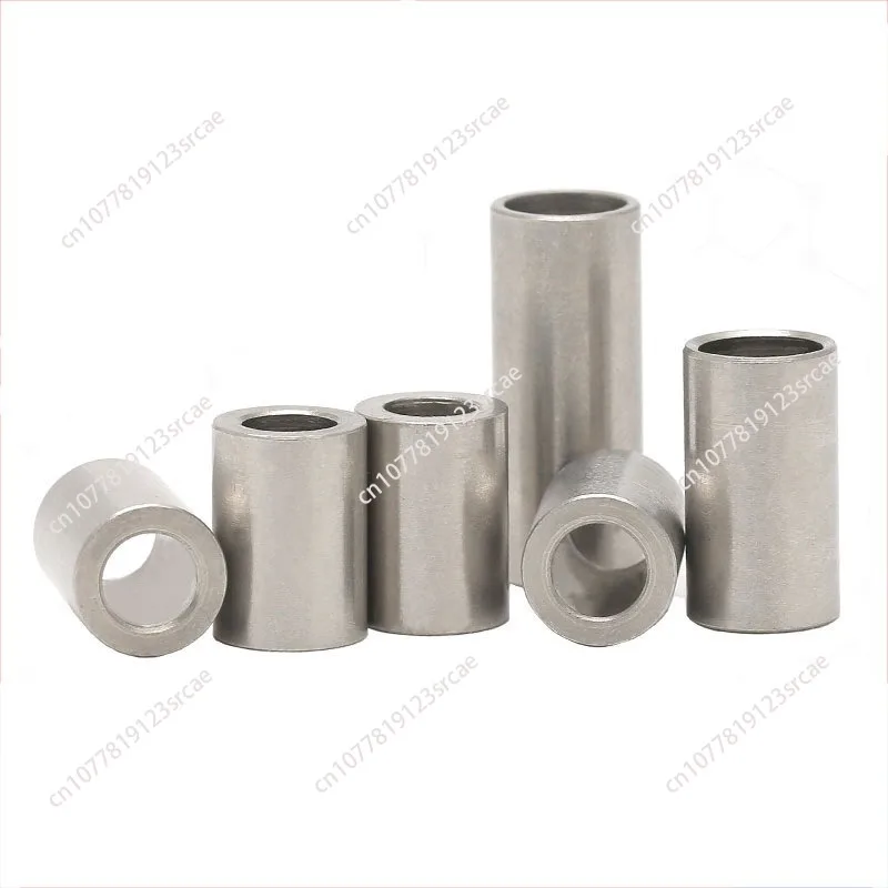 304 stainless steel casing lengthened cylindrical steel sleeve bushing toothless screw sleeve hollow bushing M2M3M/20PCS