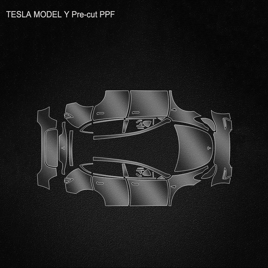 For Tesla Model 3 Y S X Self Healing  TPU Pre-cut PPF Paint Protection Film Car Wrap Film