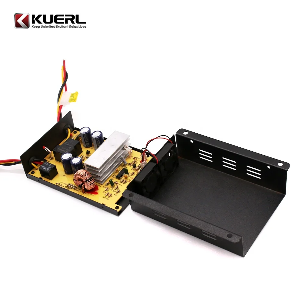 New 24V to 12V Step-down Converter 30A/40A/45A/50A/60A Dual Fan Cooling Supply Car Power Transformer