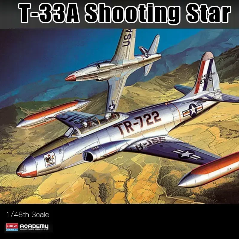 

Модель Академии 1/48 12284 T-33A Сборка звезда, масштаб, игрушки «сделай сам», комплект модели