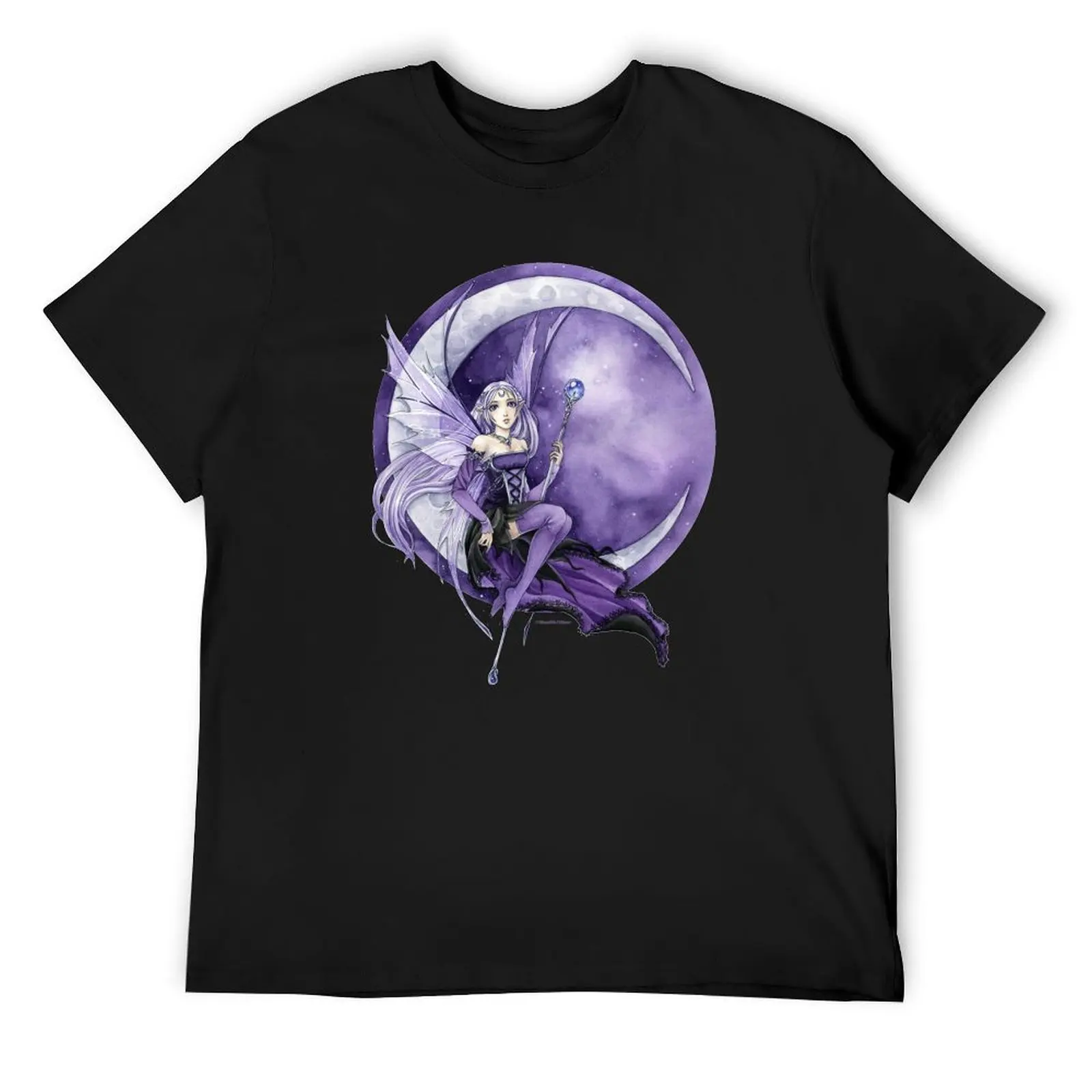 

Purple Moon Gothic Anime Fairy T-Shirt clothes anime tshirt valentines boutique clothes black t shirts for men