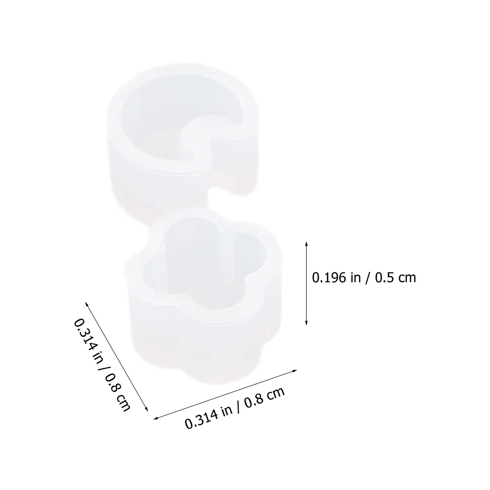 

8Pcs Silicone Ear Stud Mold Resin Molds Jewelry Casting Epoxy Mold for DIY Earrings Craft Small Resin Molds Earring Making Mould