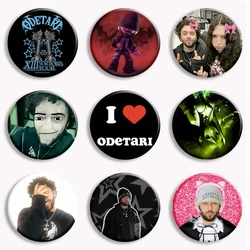 Rapper O-Odetari Vintage Soft Button Pin Classic Singer Brooch Badge Bag Accessories Decor Fans Collect Friends Gifts