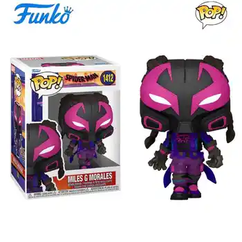 Funko Pop 漫威蜘蛛人平行宇宙系列龐克邁爾斯·莫拉萊斯·梅黛·帕克可動人偶 收藏模型玩具 可愛娃娃 8 最佳銷售 流行奇蹟 - №6