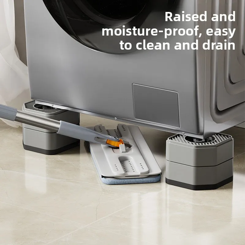 Household Floor Mat Rack Anti-skid Heightening Base Roller Pulsator Bracket Shock Absorption Mat