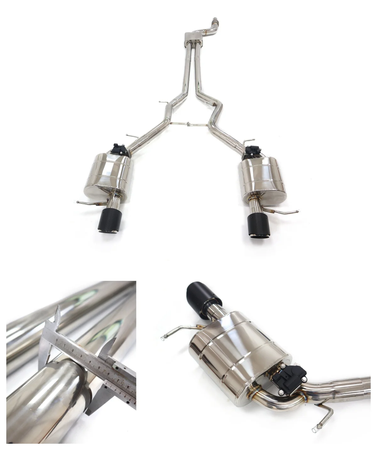 

Выхлопная система Catback с клапаном для Jaguar XE XEL 2.0T 2014+ из нержавеющей стали, сертифицированная по стандарту HMD, обеспечивающая высокую производительность и качество.