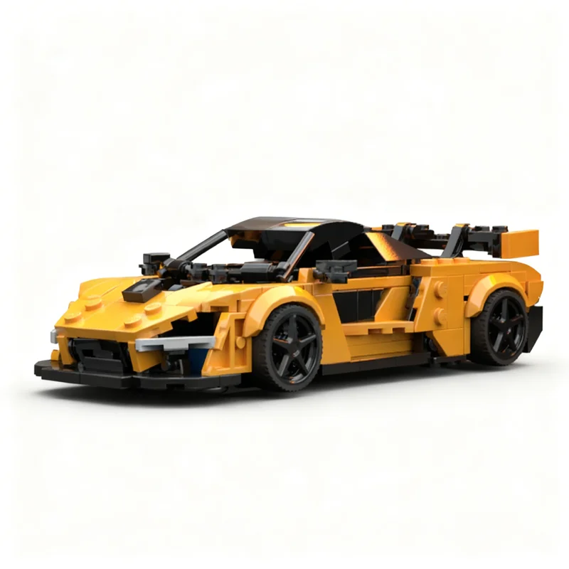 311-pieces-moc-city-champions-super-car-mclaren-senna-rlawlgh-modele-technologique-briques-de-construction-creatives-diy-presentoir-cadeau-d'anniversaire