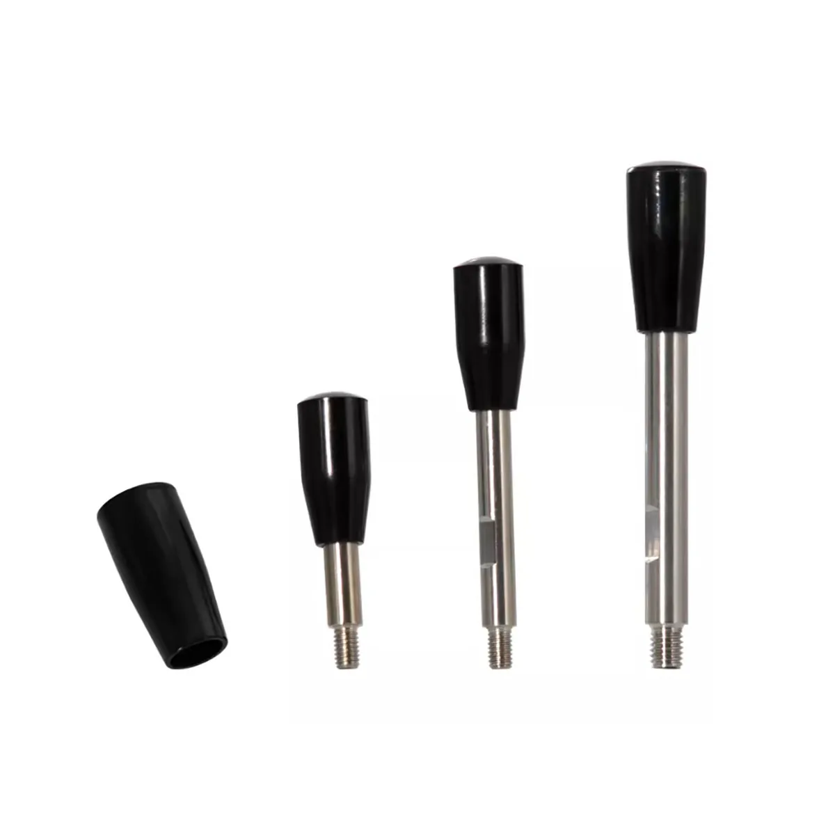304 Stainless Steel Machine Tool Handle Rod, Double End Screw Rod Bench Drill Operating Lever Double Handle Bar