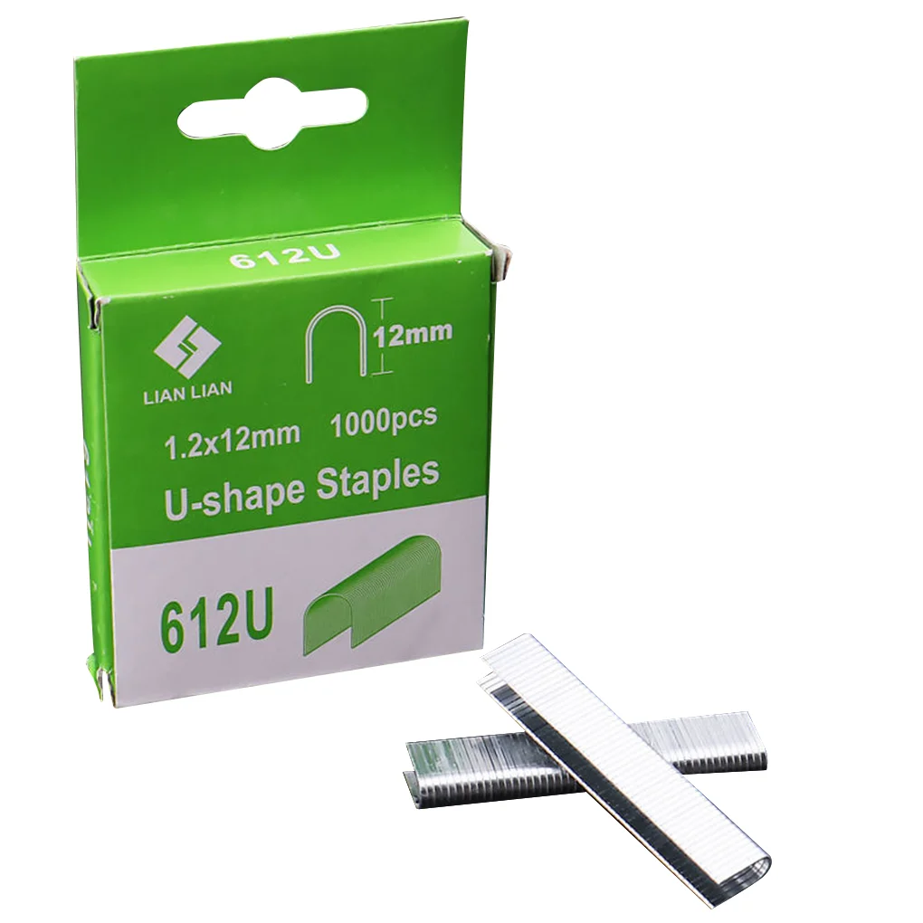 Staple Metal Portable Woodwork Staple Manual Framing Nail Stitching Needle for Woodworker, Staple