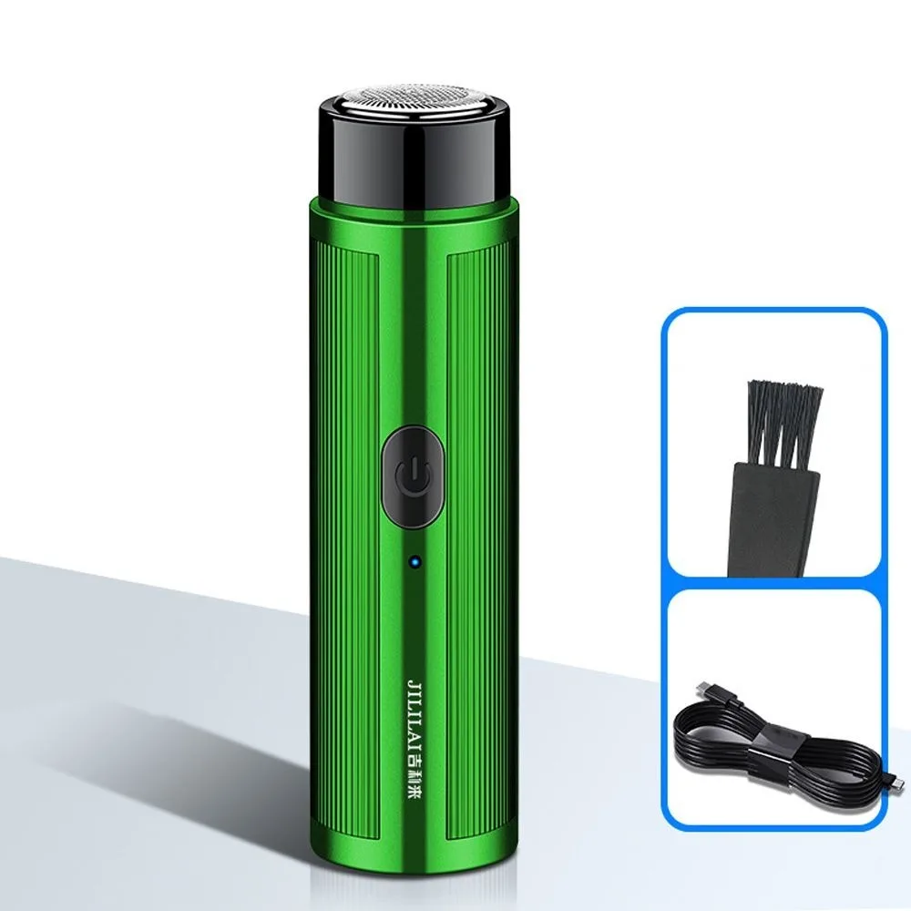 New Mini Electric Razor Rechargeable Fully Automatic Pocket Shaver Traveler Suitcase Design Portable Beard Shaver Unisex