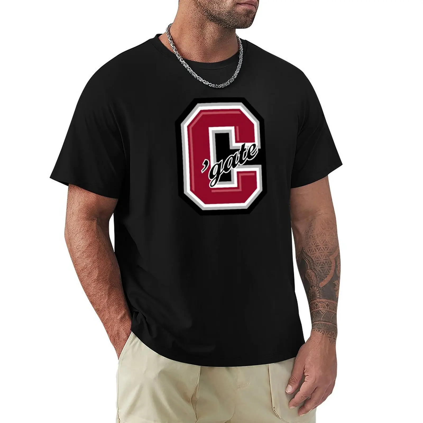 Camiseta The Colgate Raiders, talla grande, informal, de verano