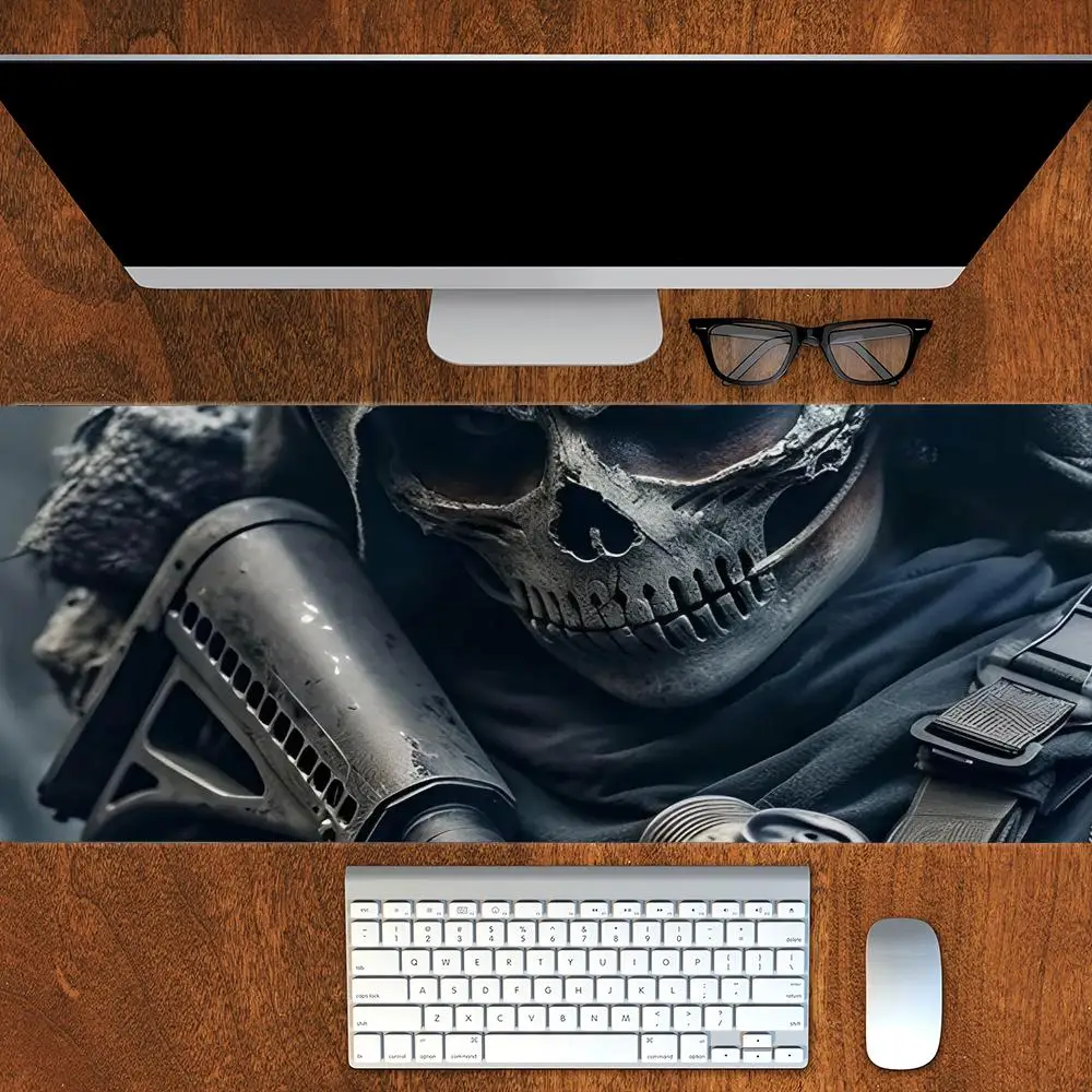 

Large Grim Reaper Gaming Mouse Pad Large Mouse Pad & Computer Game Mouse Mat (35.4x15.7IN/31.5X15.7IN Map) (90 x40/80x40cm Map)