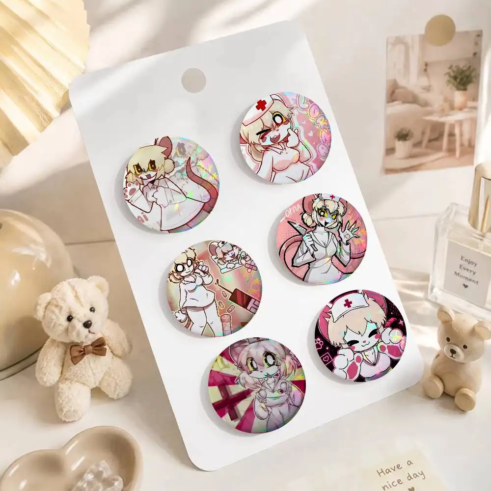 CUTE Lorna TM Damm Terrible Mouse    Anime Brooches Cute Cartoon Badge Jacket Jeans Lapel Pin Gift Accessorie