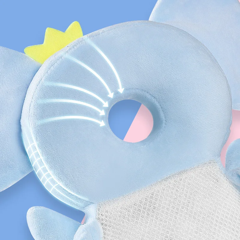 Защитная подушка для головы малыша 1-3 т, подушка для спины, предотвращающая травмы, ангел, пчела, мультяшные защитные подушки, защитный головной убор