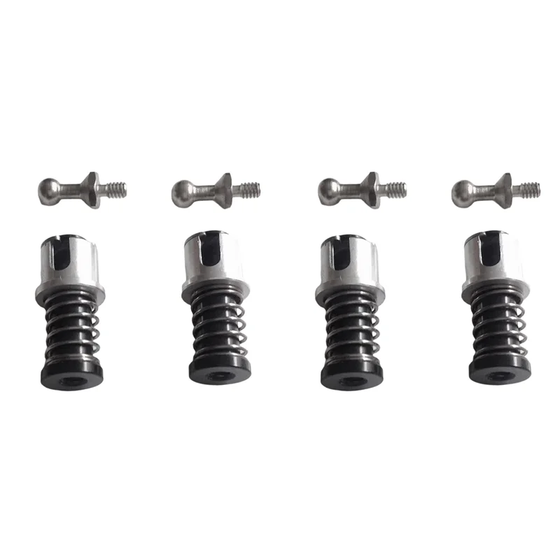 ABGI-4X de liberación rápida M3, extremo de barra de acoplamiento, cabeza de bola, conector de extremo de varilla de empuje para modelo RC, barco, coche, avión