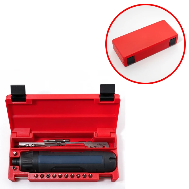 1PCS EDC Portable Carry Case for Bosch Go 3 Electric Screwdriver Storage Case 3D Printed Organizer Tool Case Drill Bit Holder