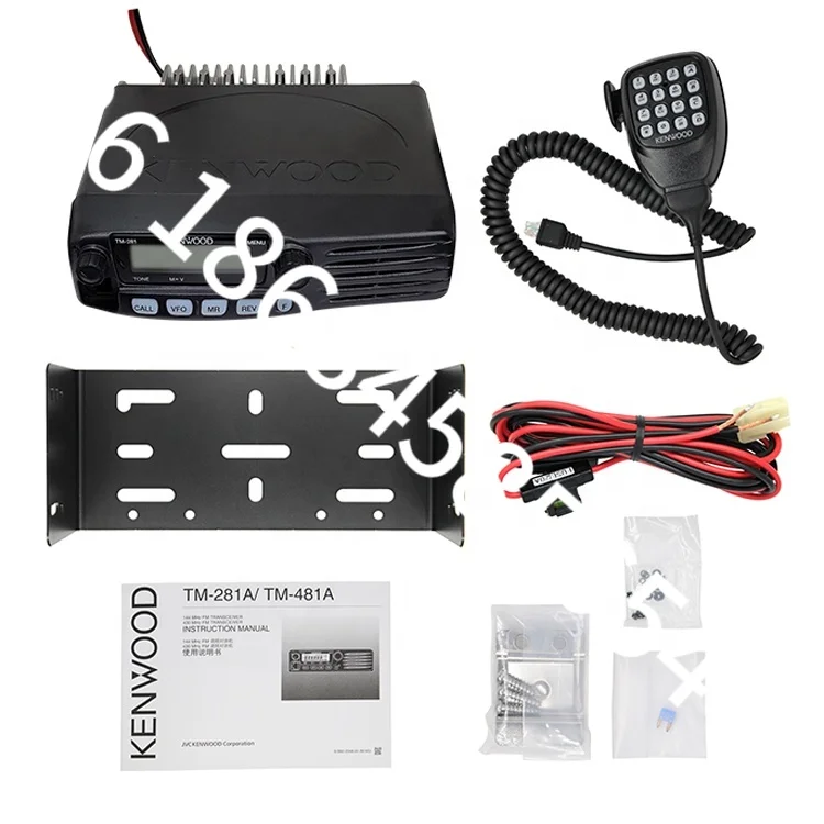 

Kenwood TM-281 TM-481 Multi-function New Vhf Uhf Mobile Radio Car Walkie Talkie