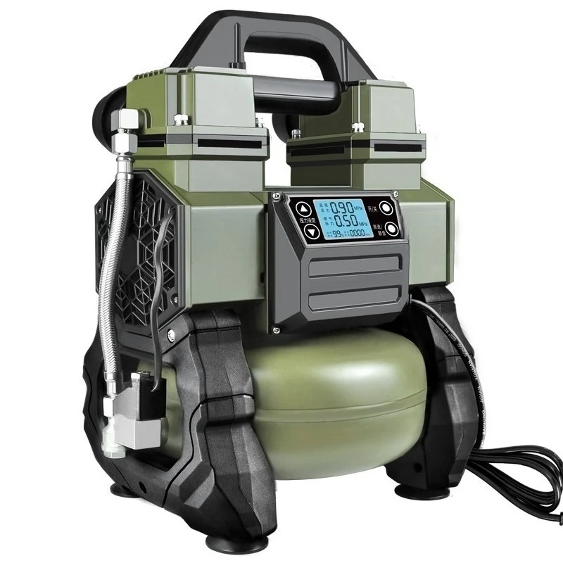

Portable small oil-free silent air pump woodworking paint high pressure 220v air compressor