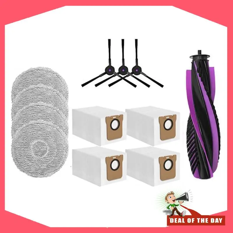 JONR P20 PROロボット掃除機交換キット24時間配送 - 12個入り (メインブラシ、サイドブラシ、モップクロス、ダストB付属)