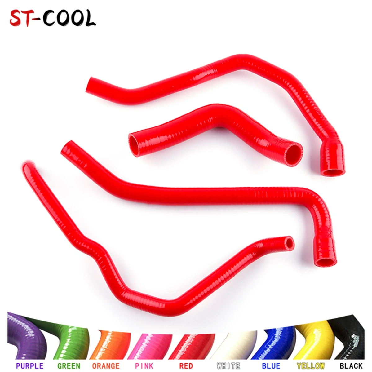 For 2002-2006 Triumph Speed Triple 955i Daytona 955 i 2003 2004 2005 Radiator Coolant Silicone Hoses Kit Piping 4Pcs 10 Colors