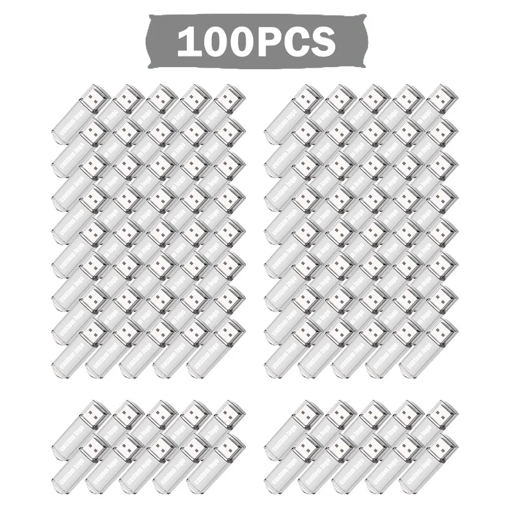 

100Pcs/lot USB Flash Drives 4GB 8GB Pen Drive 1GB 2GB Usb Sticks Pendrives 16GB Memory Flash Drive 32GB 64GB U Disk Free logo