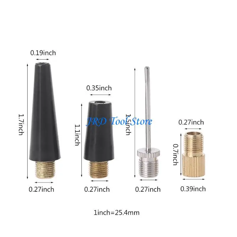 A2UD Air Accessories Bike Tire Val Ve Adapter Bare Pum
