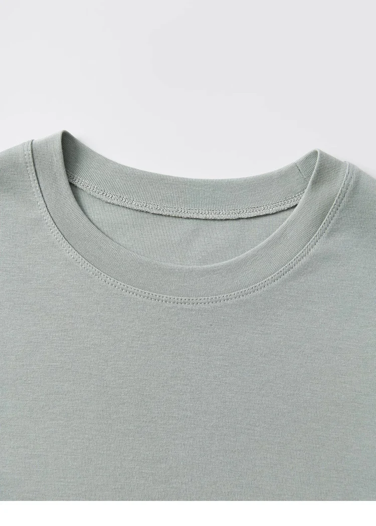 SuyaDream, Damen-T-Shirt, 28 % Wolle, 37 % Baumwolle, lange Ärmel, solides Basic-Thermo-Shirt, Herbst-Winter-Top 2025, Herbst-Winter-Top – Detail 7